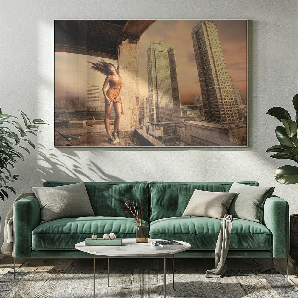 Aus dem 16. Stock | Leinwand-Bilder