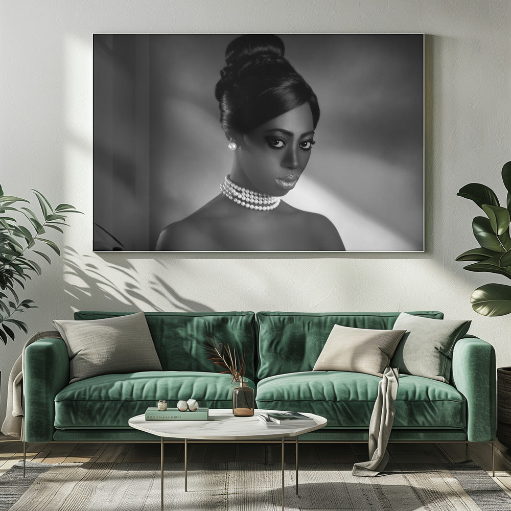 Le perle bianche | Stampe su Tela