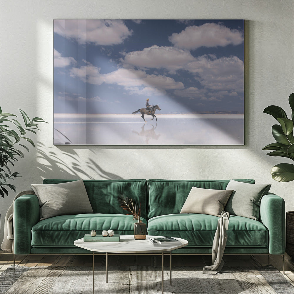 Salziger Reiter | Leinwand-Bilder