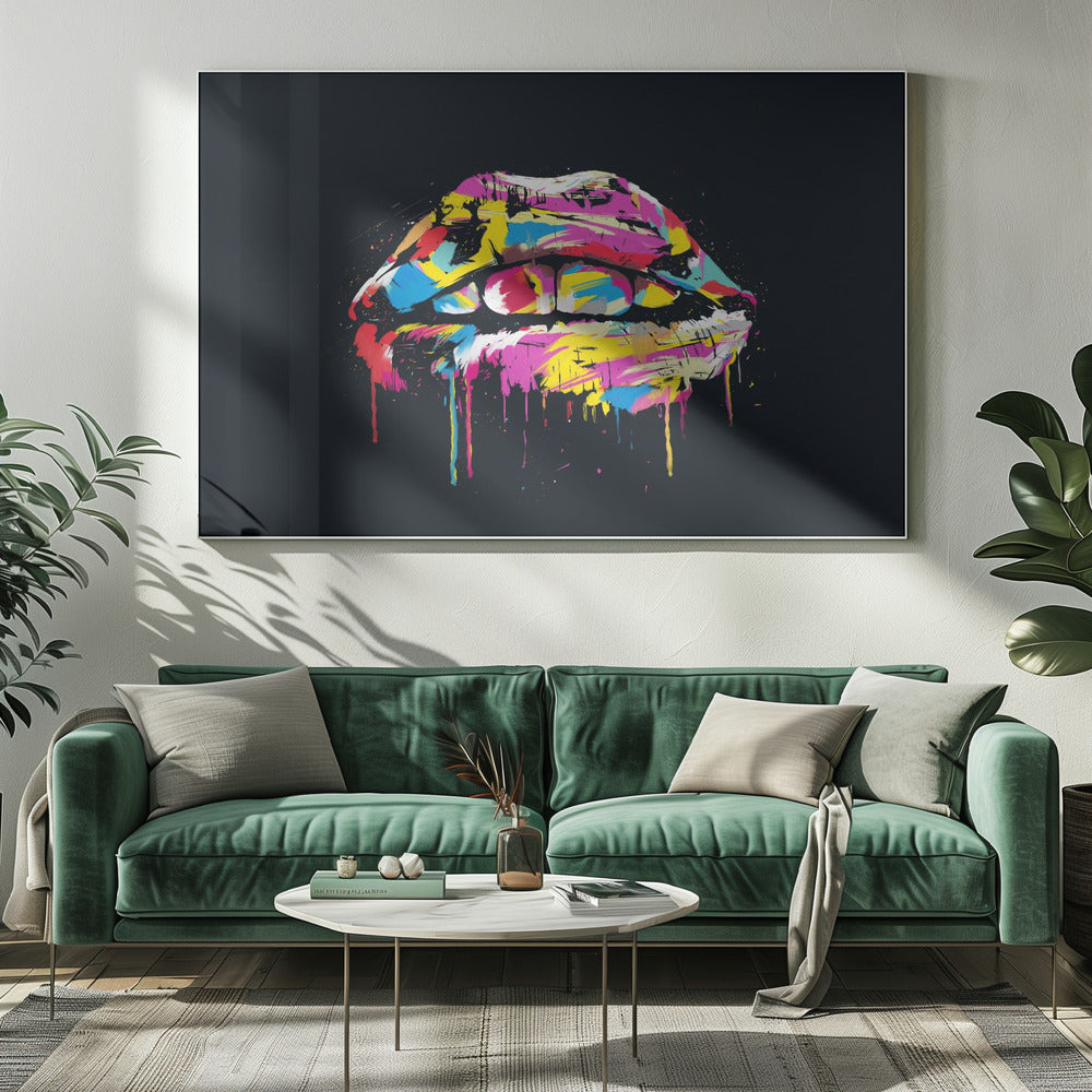 Colorful lips | Canvas
