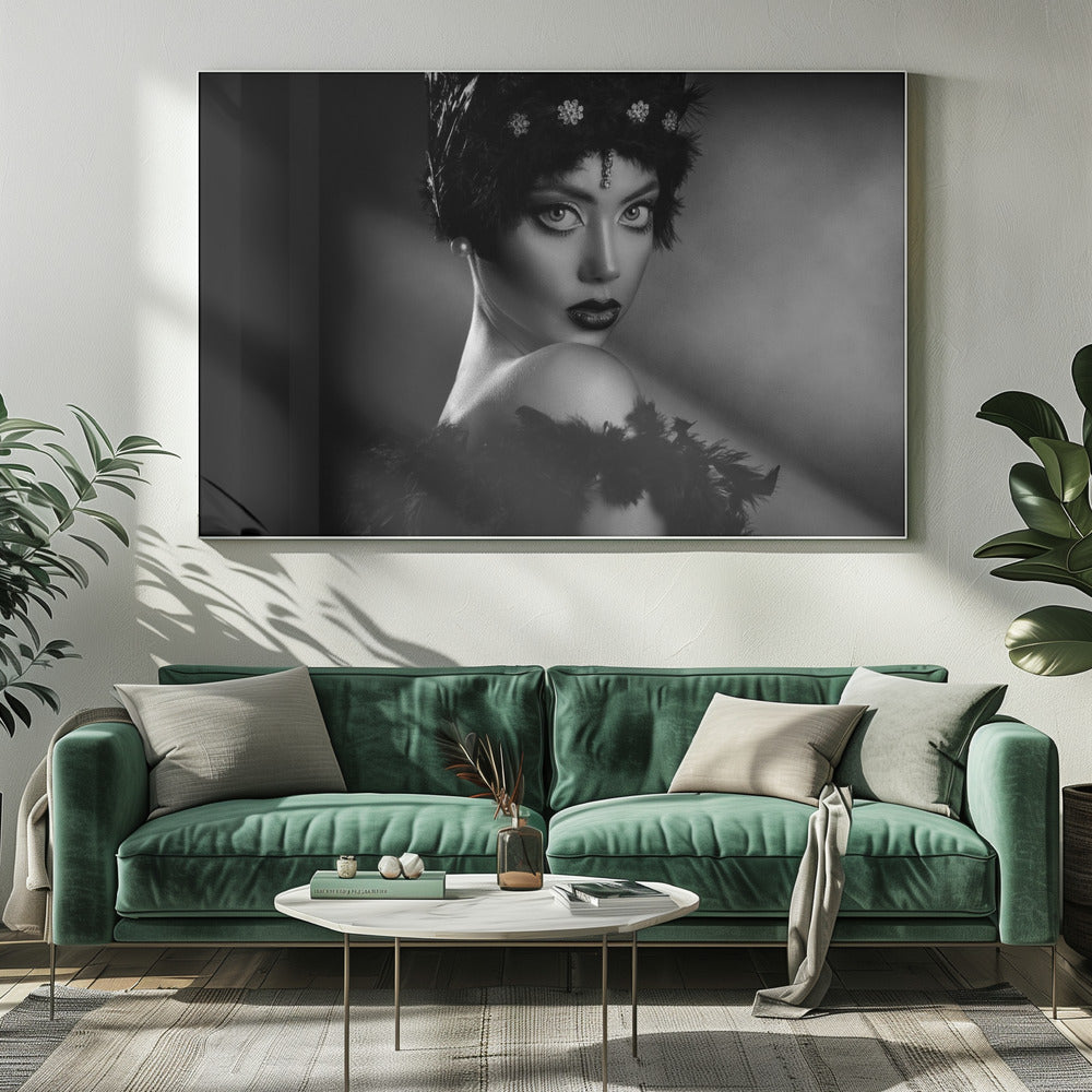 Anita mustassa | Canvastaulut