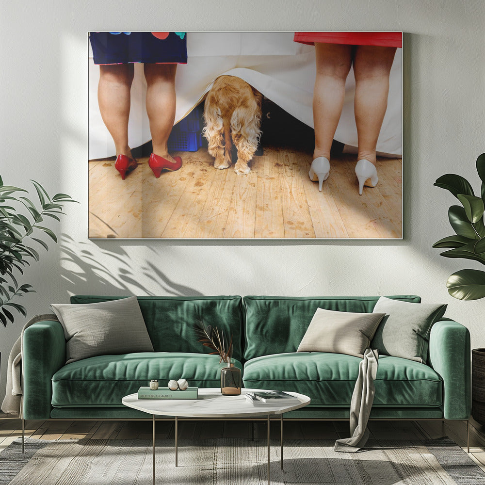 Naiset buffetpöydässä... | Canvastaulut