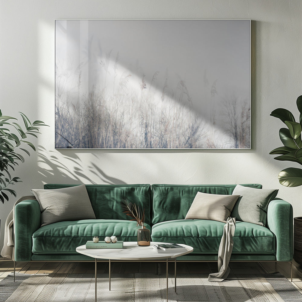 Landscape of reeds and grass | Canvas