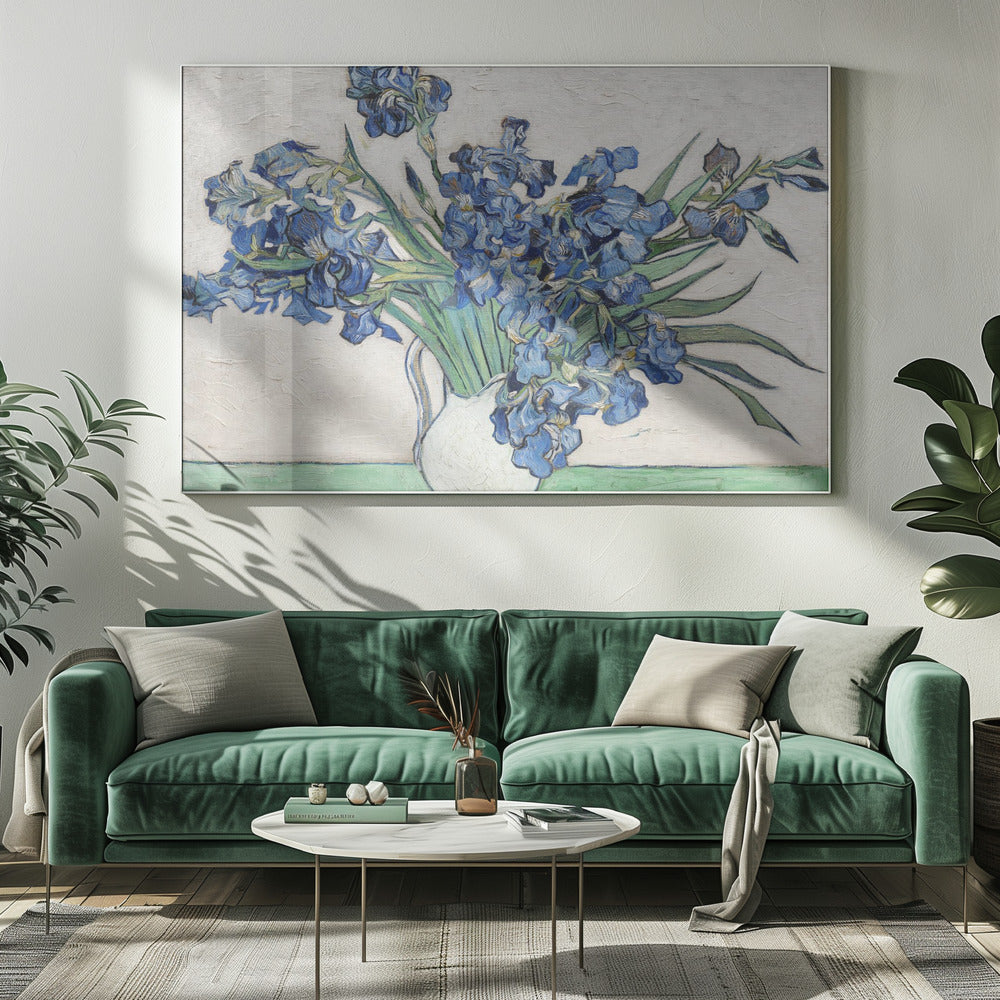 Schwertlilien von Vincent Van Gogh (1890). | Leinwand-Bilder