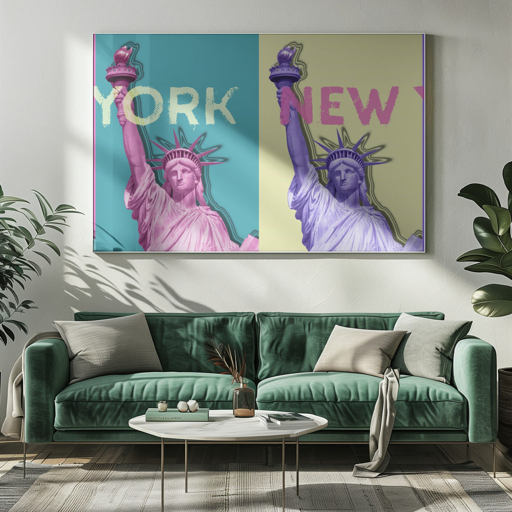 POP ART Statue of Liberty III | Canvas