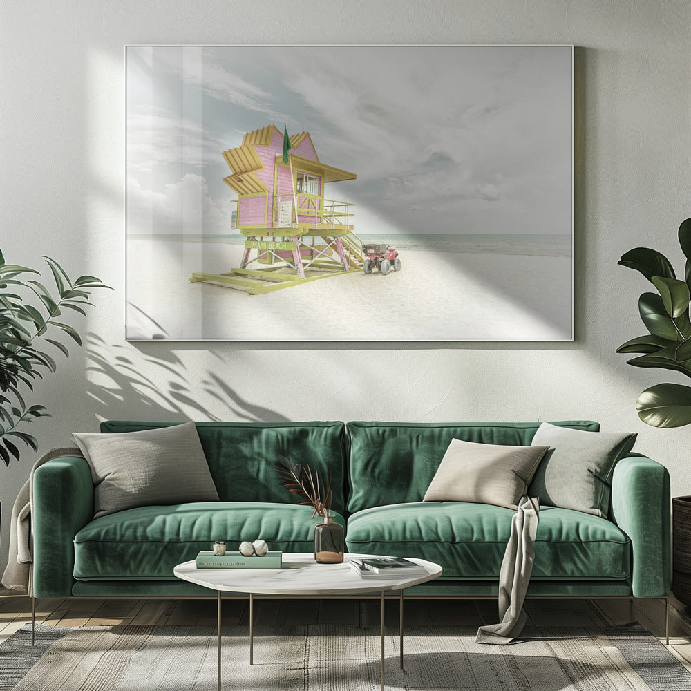 MIAMI BEACH, styl vintage na Florydzie | Wydruki na łótnie