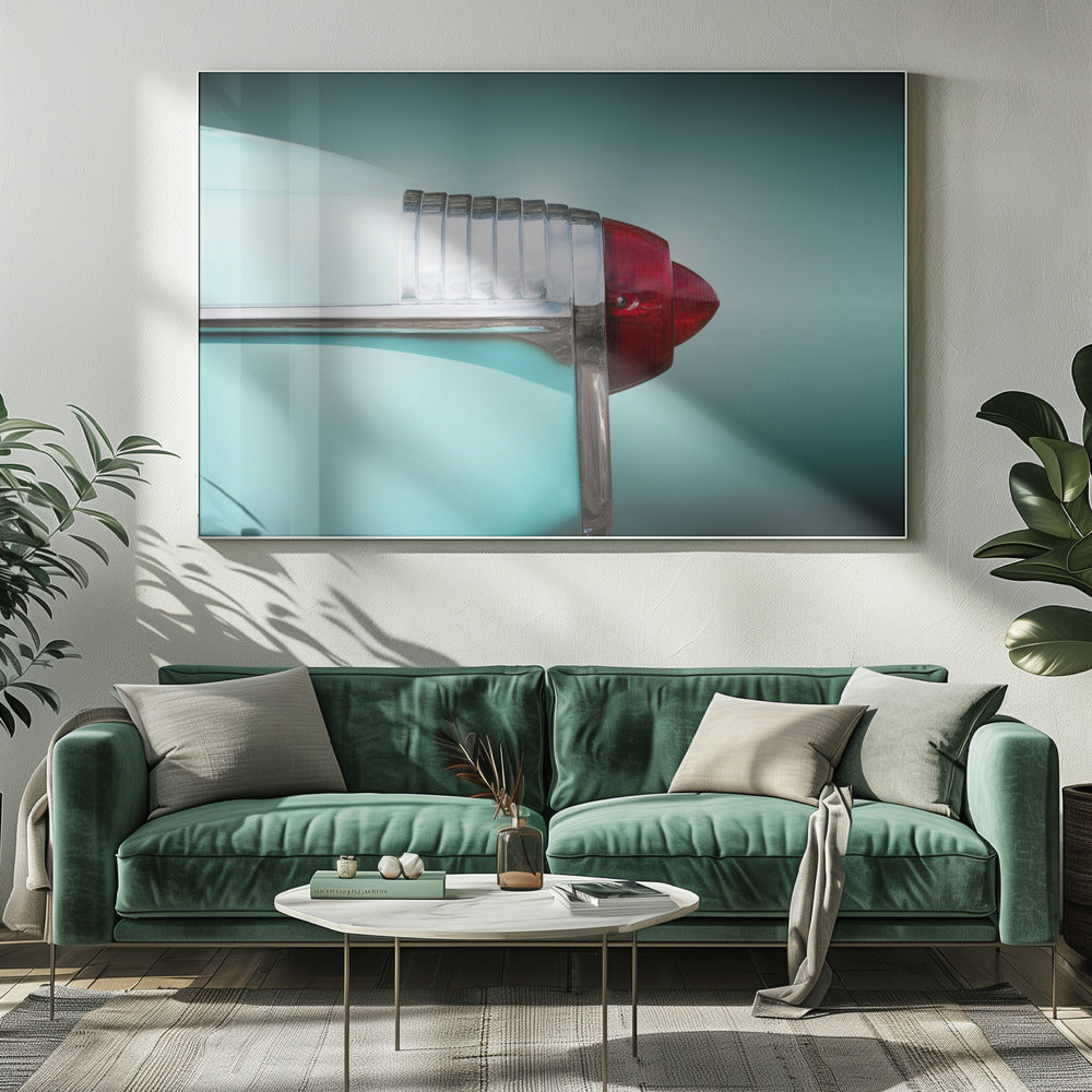 Amerikanischer Oldtimer Super 88 1953 Heck | Leinwand-Bilder