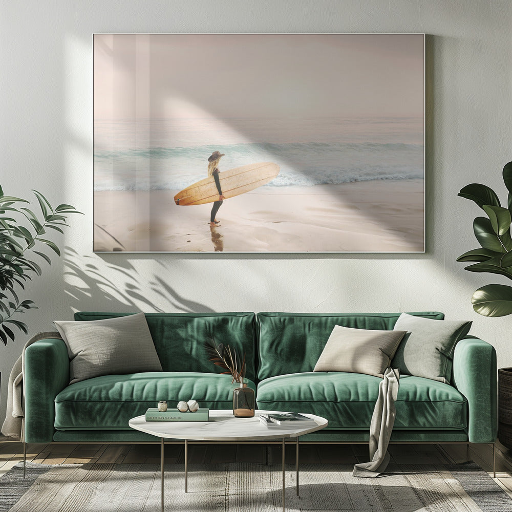 Surfer Cowgirl | Canvas