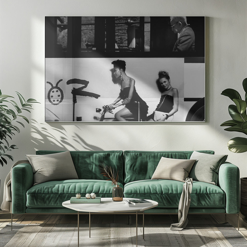 Kaupunkien kontrastit. Canvastaulut