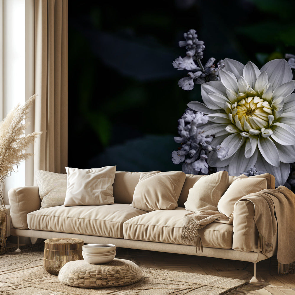 Flor de dalia | Papel Pintado Fotográfico