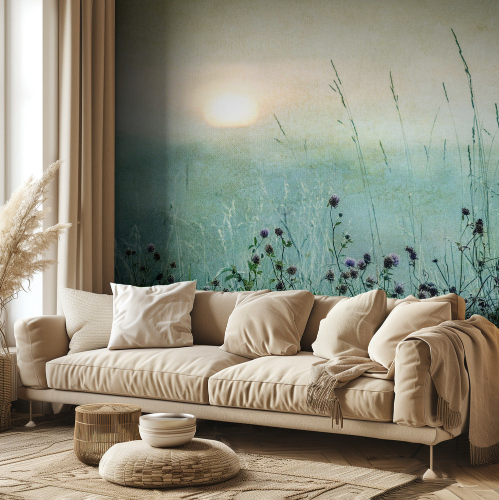 Wschód słońca jesienią | Fototapeta