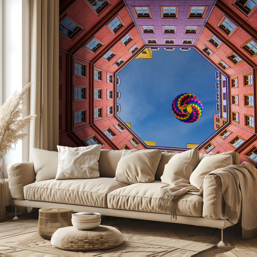 Kształty i zawirowania | Fototapeta