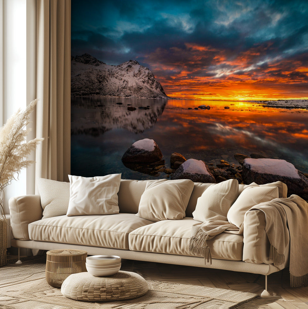 taivas tulessa | Valokuvatapetit