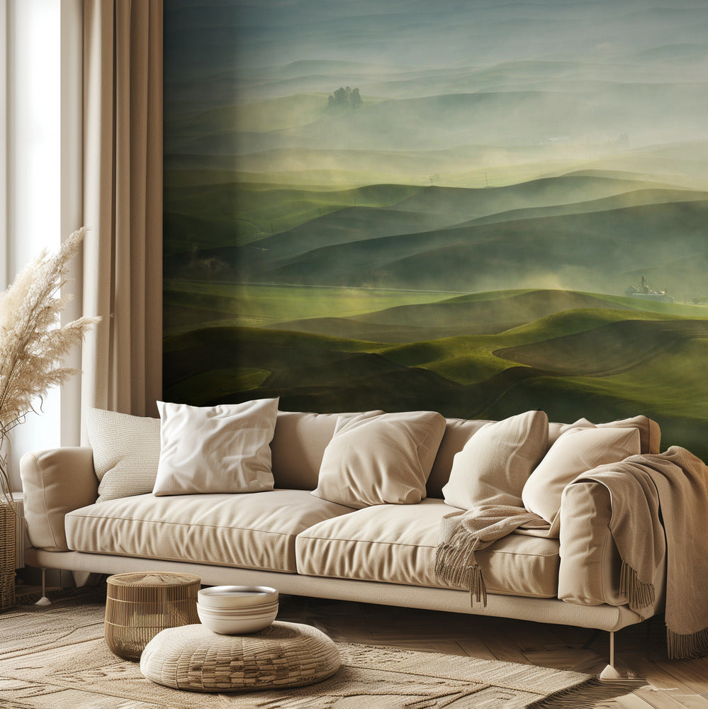 Złoty Poranek-Palouse | Fototapeta