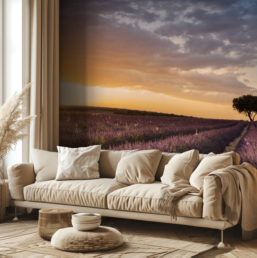 DESTINO LAVANDA | Papel Pintado Fotográfico