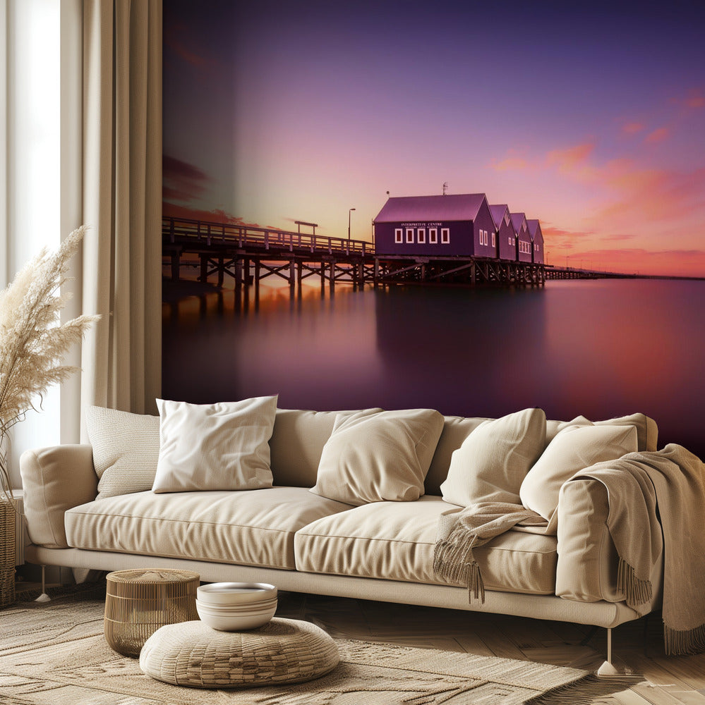 Zachód słońca w Busselton | Fototapeta