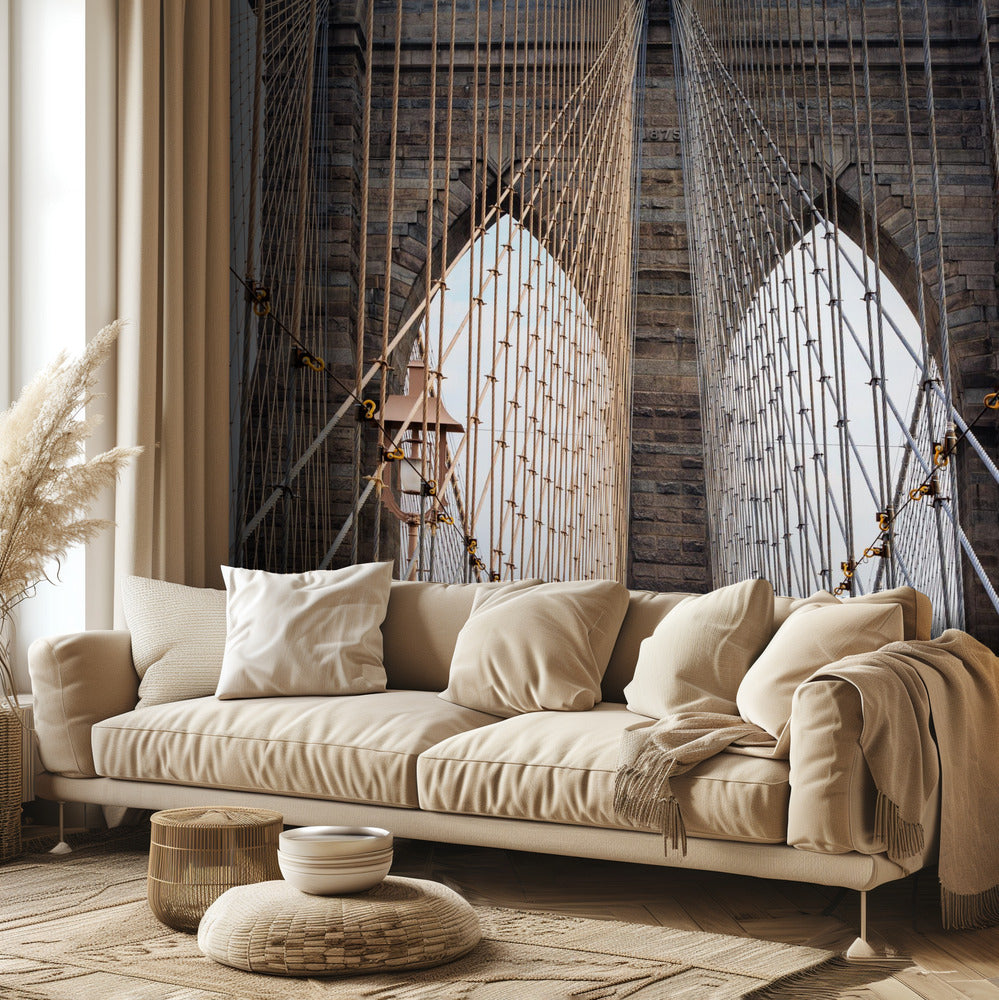 Cabled archways | Wallpaper