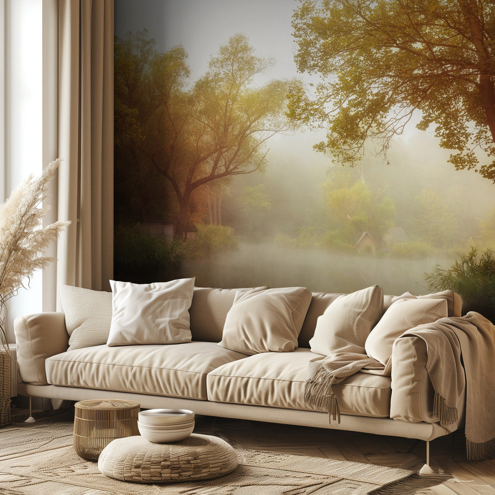 Nebliger Herbst | Fototapeten