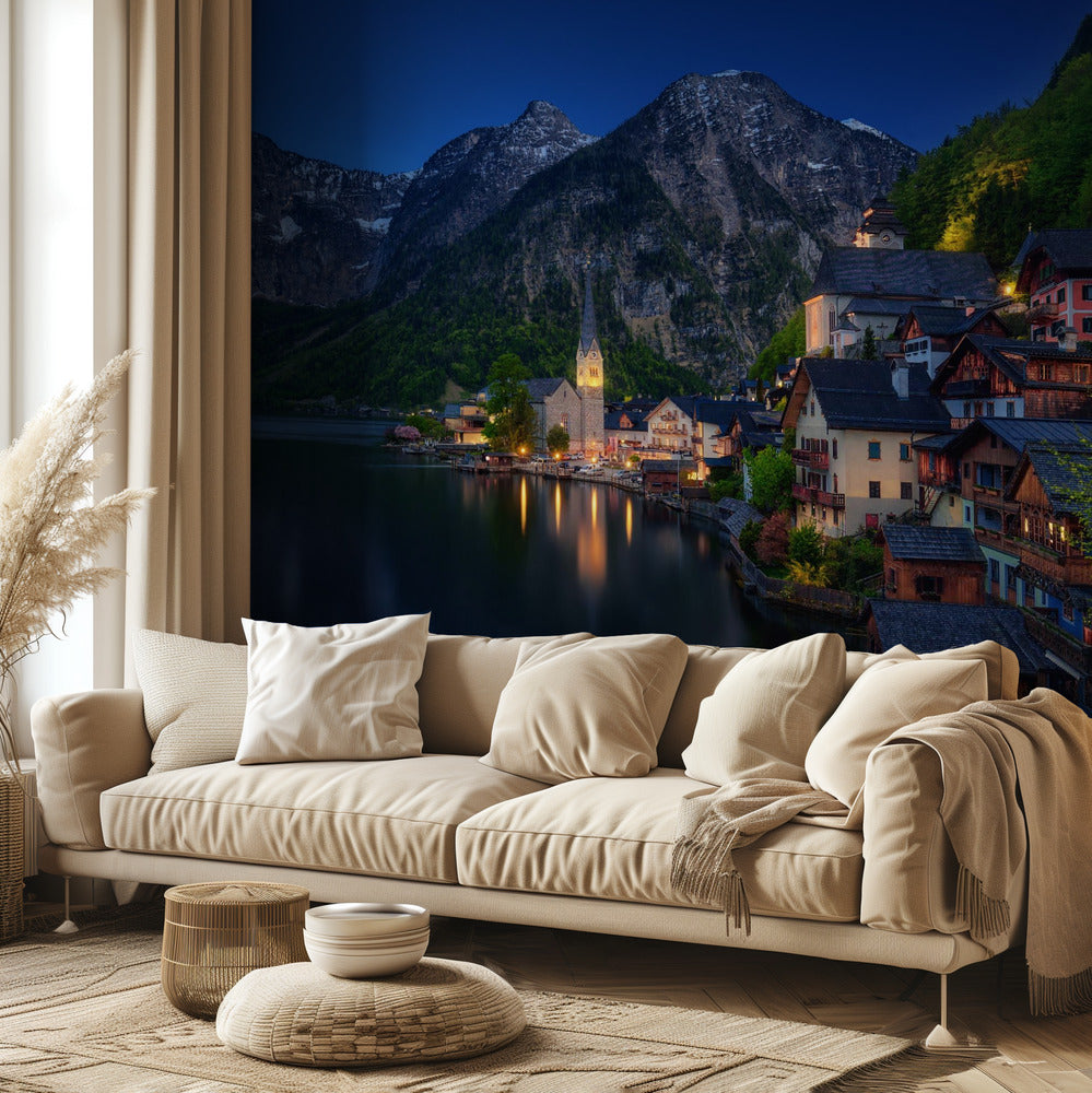 Turistinäkymä. Valokuvatapetit