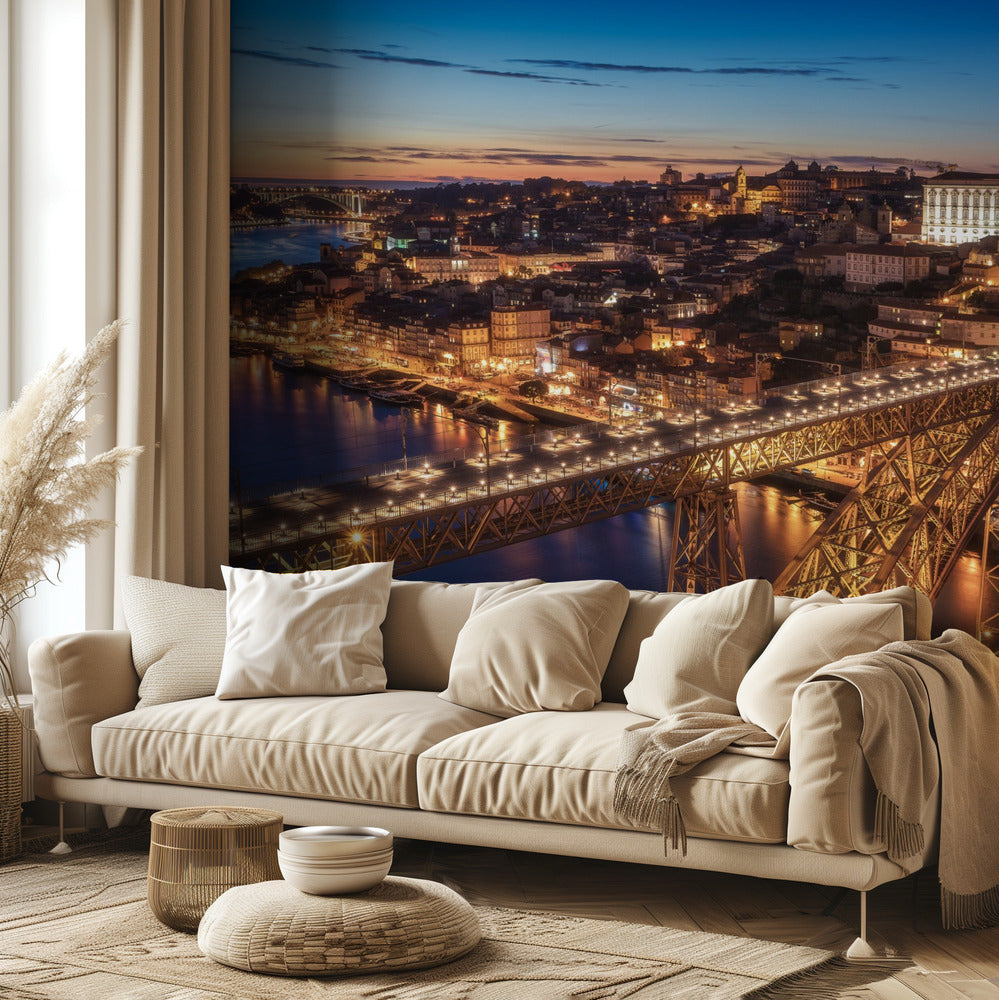 Portugal - Porto Blue Hour | Wallpaper