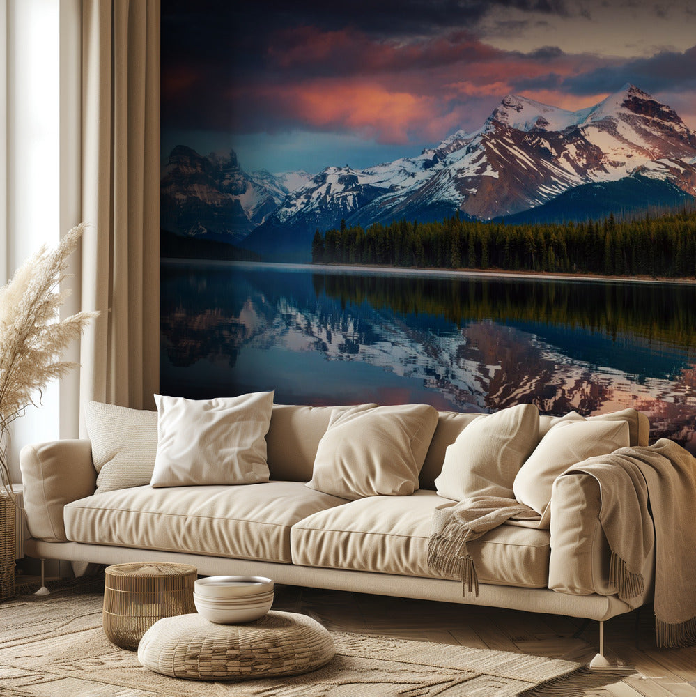 Maligne-väri. | Valokuvatapetit