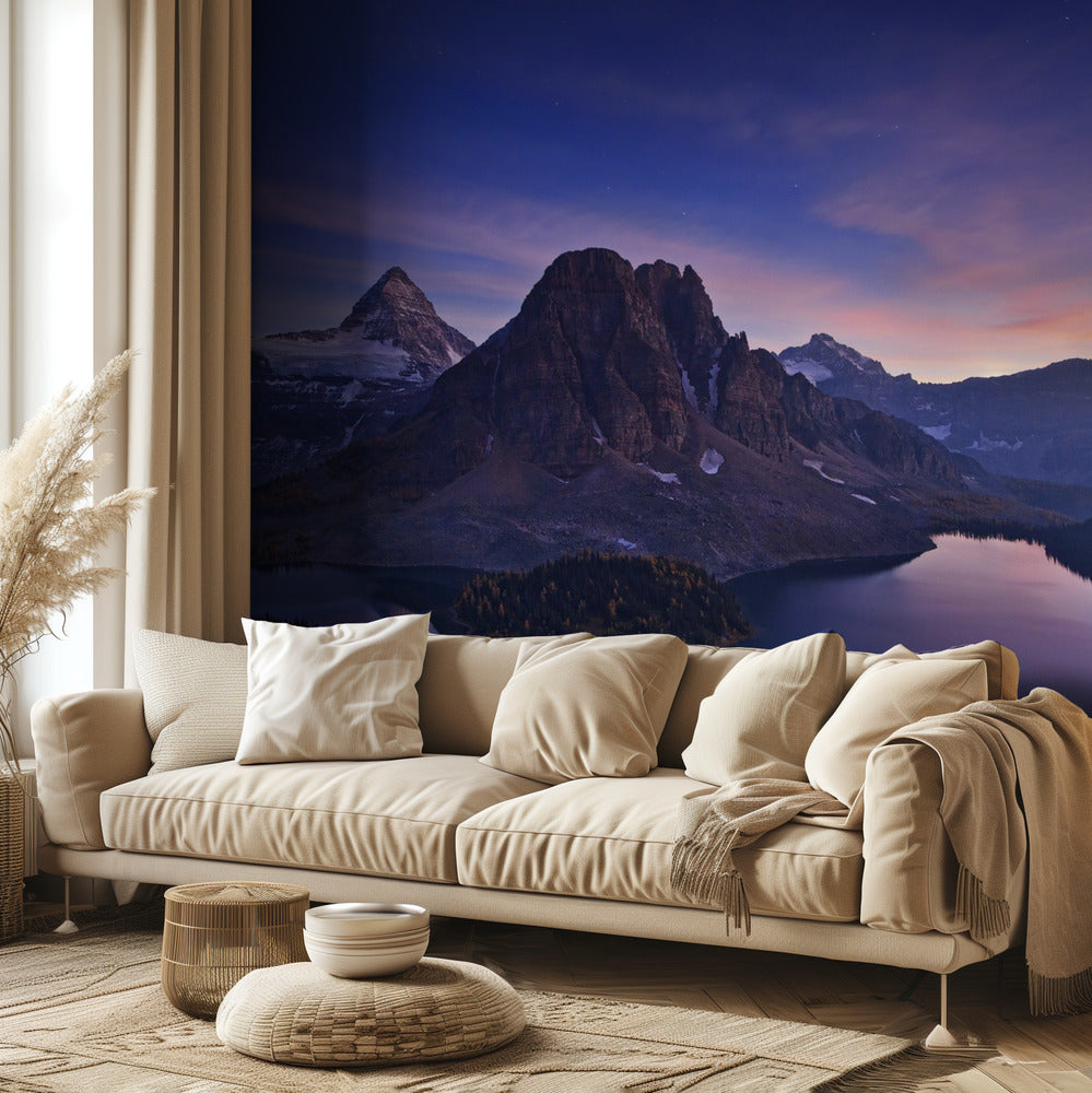 Twilight at Mount Assiniboine | Wallpaper
