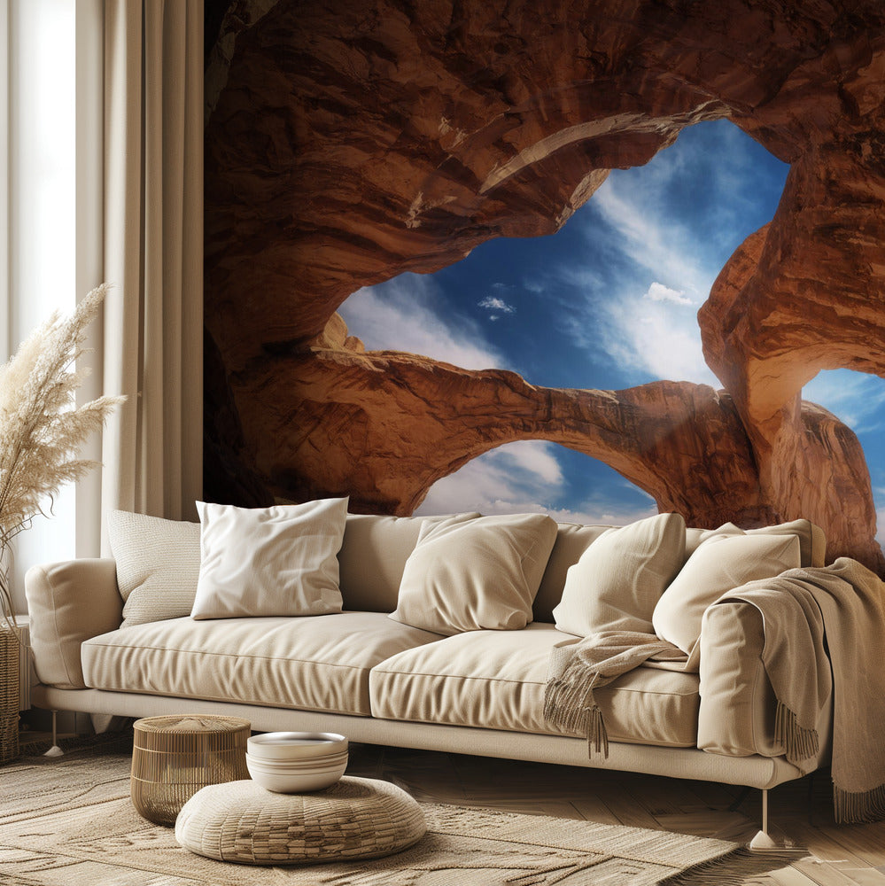 Kaksinkertainen kaari. Valokuvatapetit