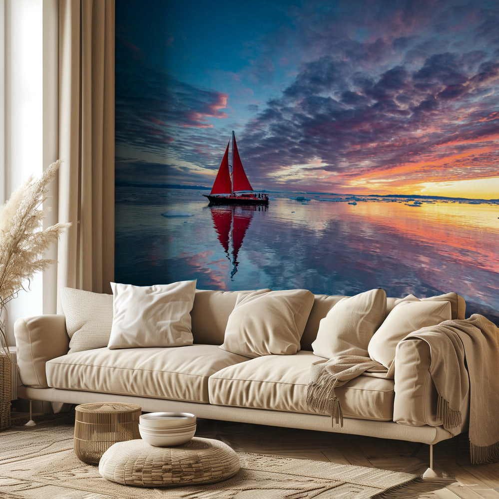 Grönlannin tulitaivas | Valokuvatapetit