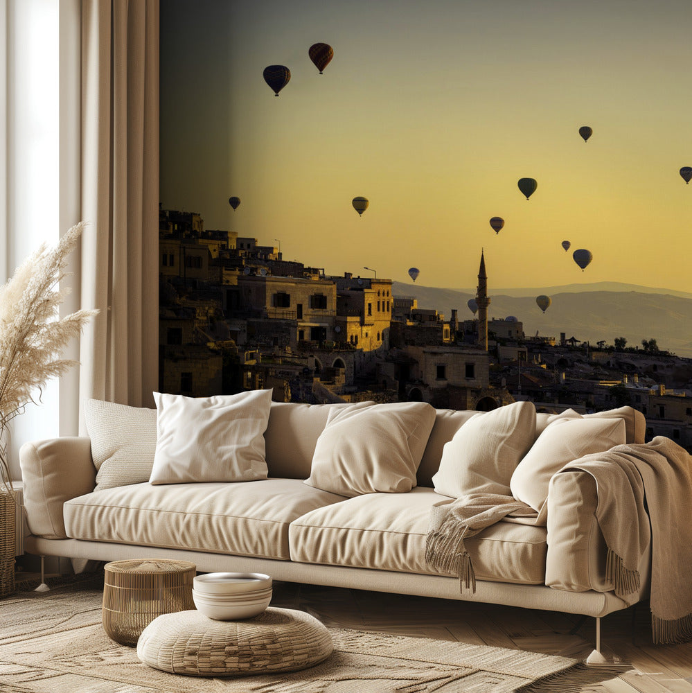 Wschód słońca nad Kapadocją | Fototapeta