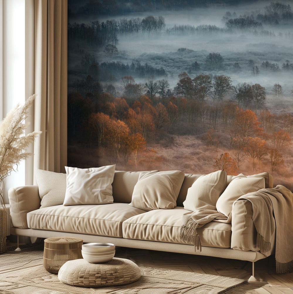 Efterårståget daggry | Fototapeter