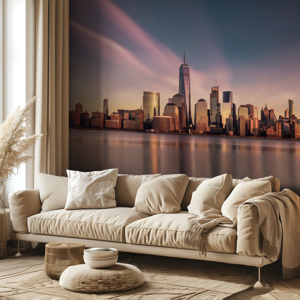 Kultainen Manhattan | Valokuvatapetit