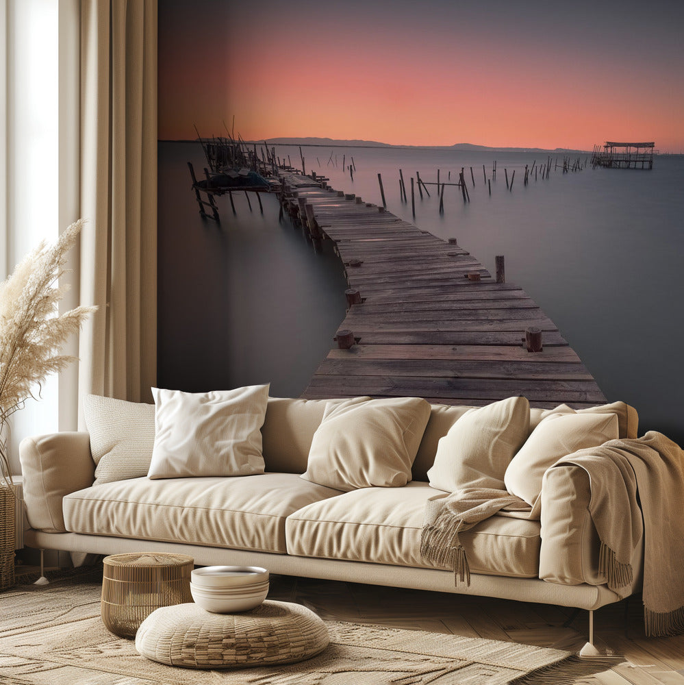 Maisons sur pilotis | Papier Peint Photo