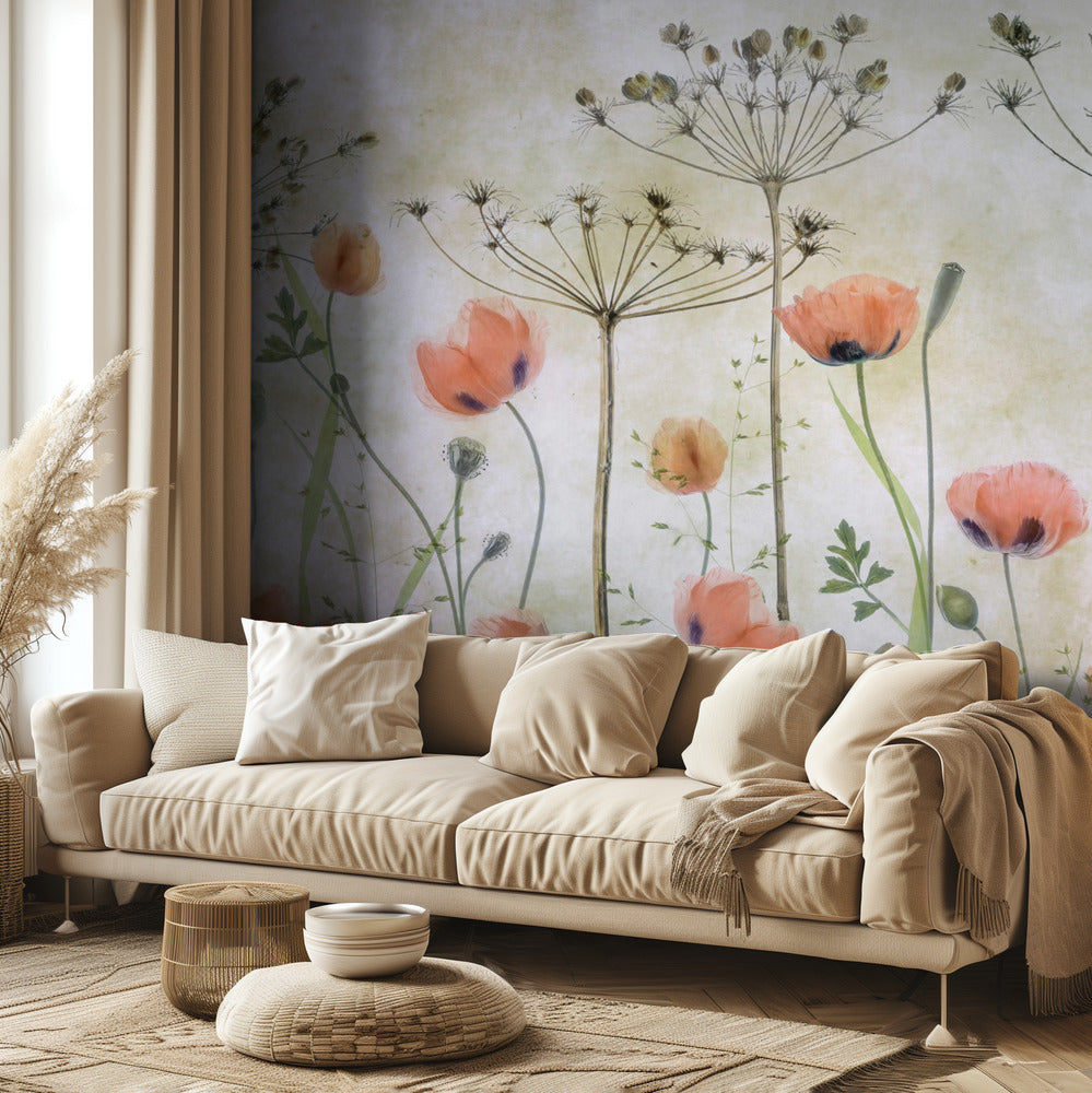Poppy Meadow | Wallpaper