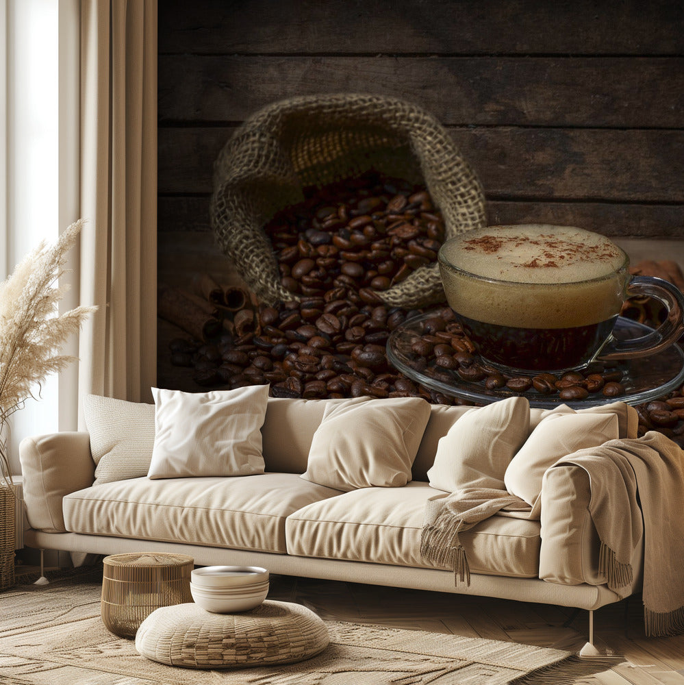 La hora del café | Papel Pintado Fotográfico