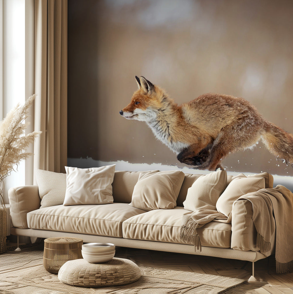 Zorro rojo | Papel Pintado Fotográfico