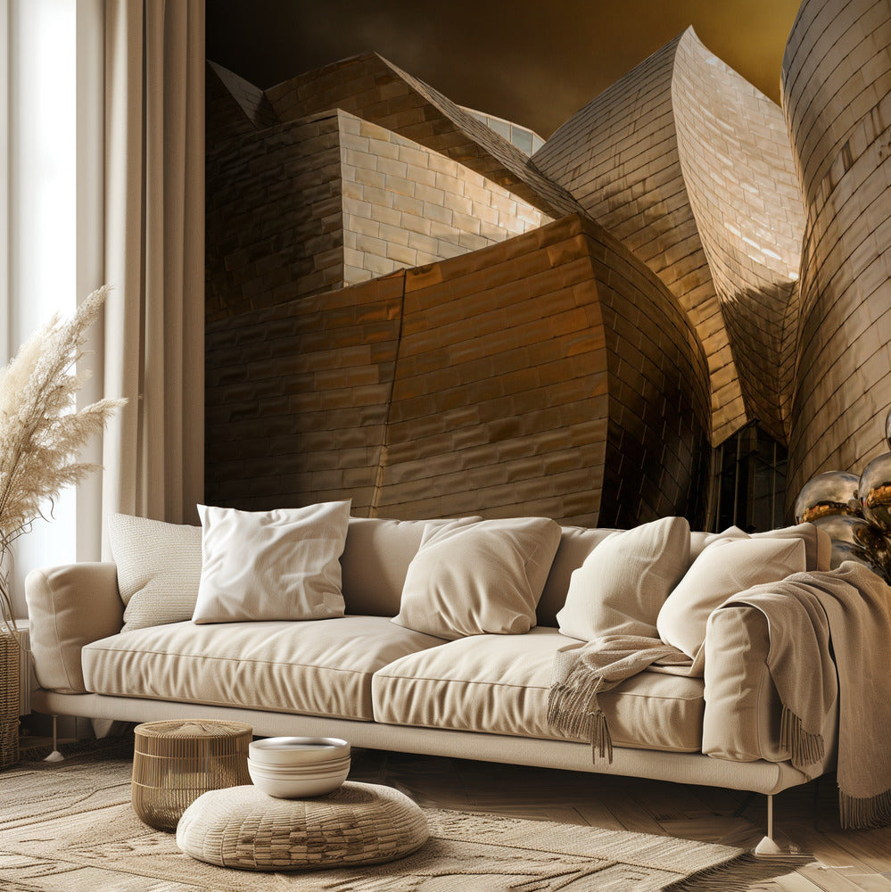 Refleksje nad sferami (Seria Guggenheim Bilbao) | Fototapeta