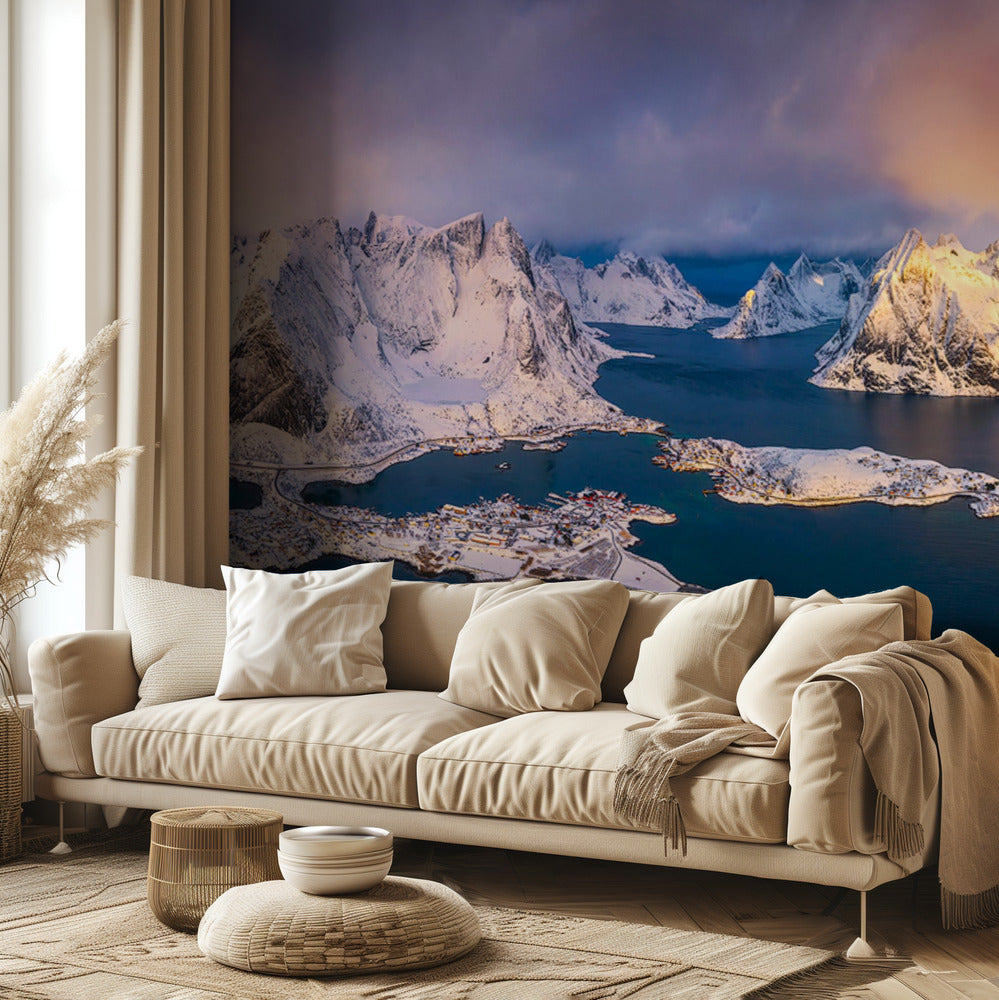 Hyvää huomenta, Lofootit | Valokuvatapetit