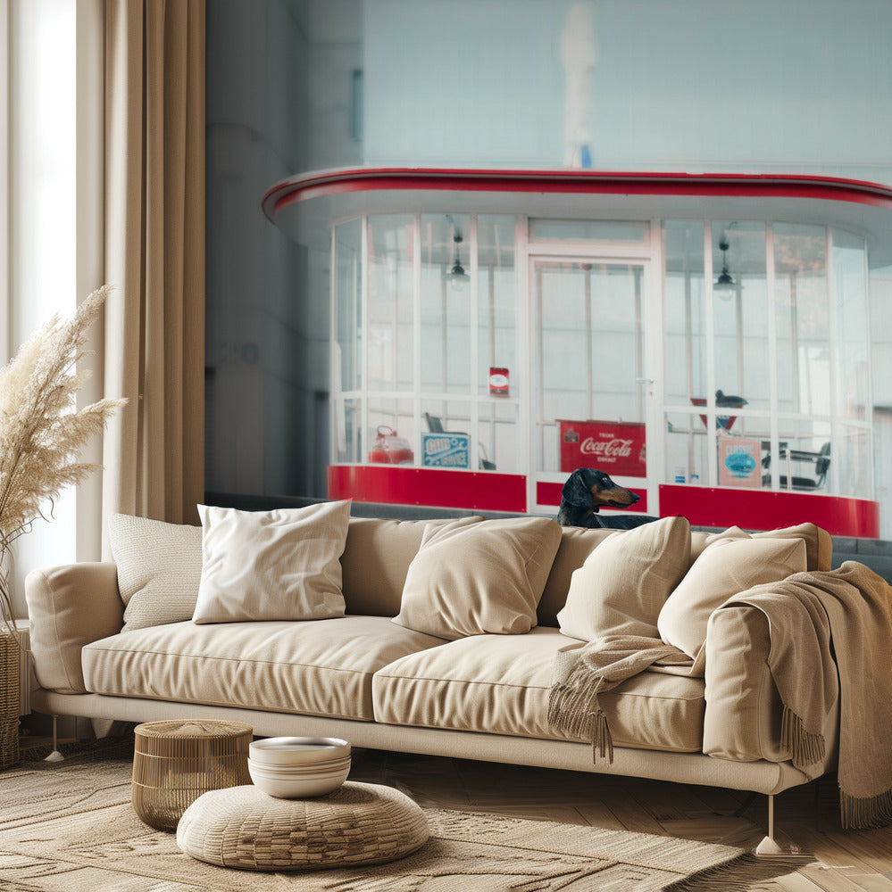 Huoltoaseman hoitaja | Valokuvatapetit