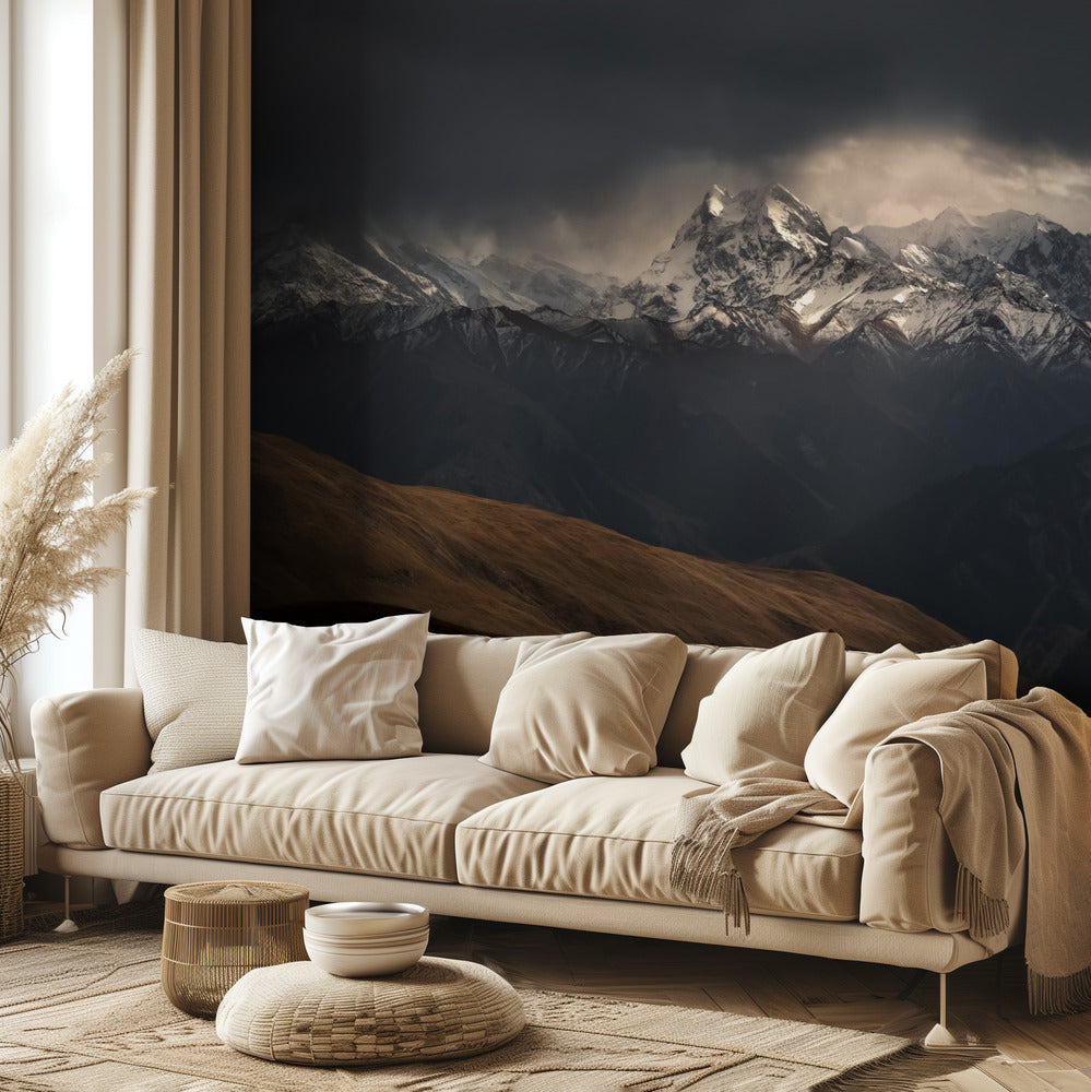 Luminen vuorenhuippu | Valokuvatapetit