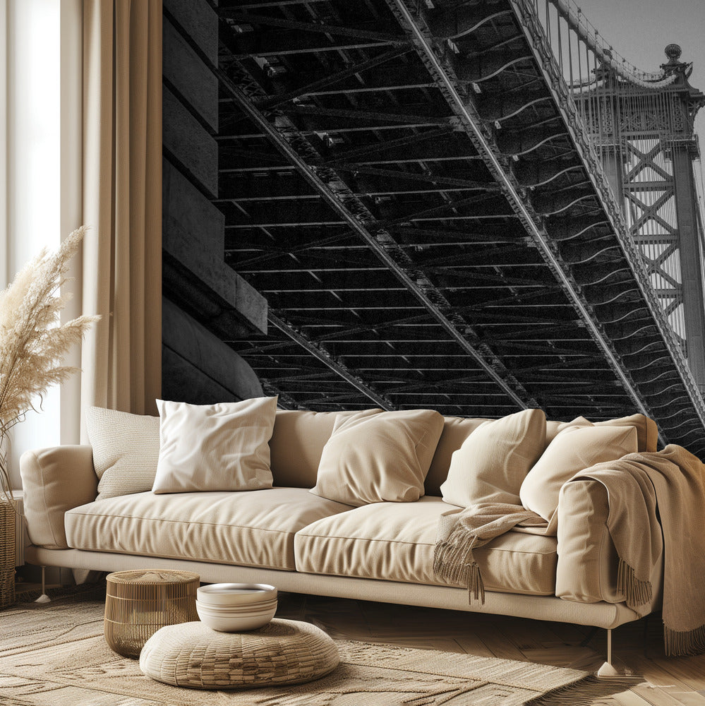 Puente de Manhattan - Brooklyn Nueva York | Papel Pintado Fotográfico