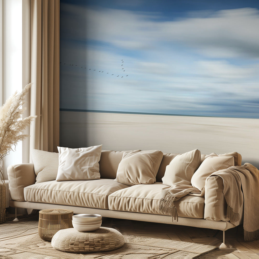 linnut meren rannalla | Valokuvatapetit