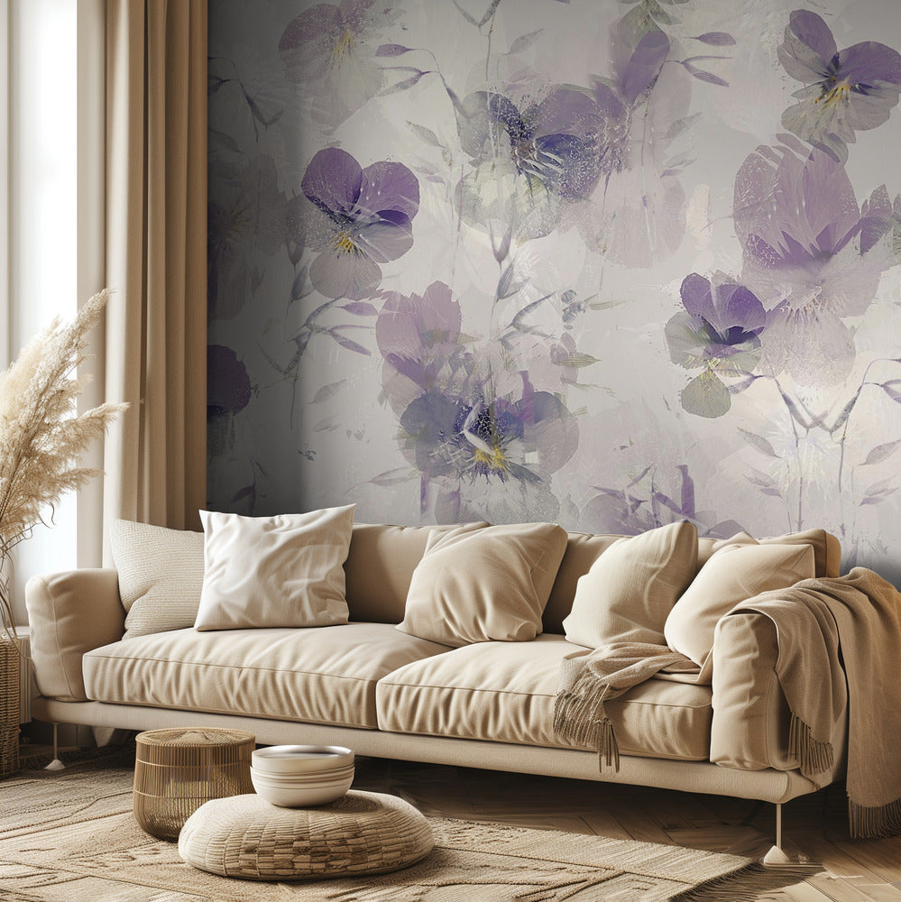 Viuluja sängyllä | Valokuvatapetit