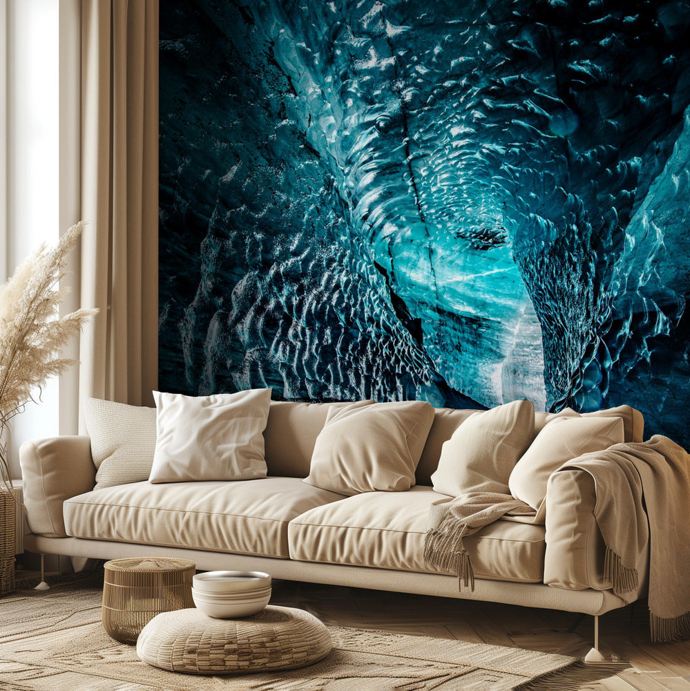 Jättimäinen jääluola | Valokuvatapetit