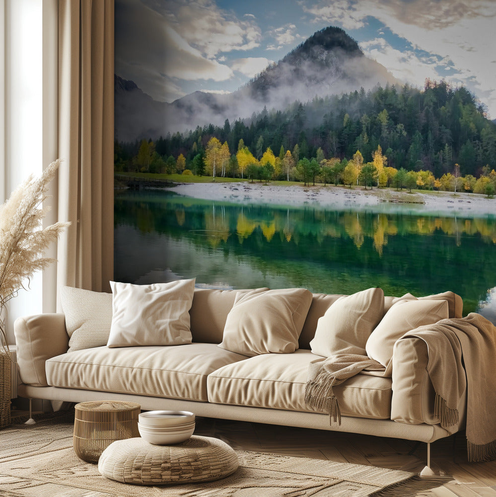 Jasna-järvi sadekuurokuuron jälkeen | Valokuvatapetit