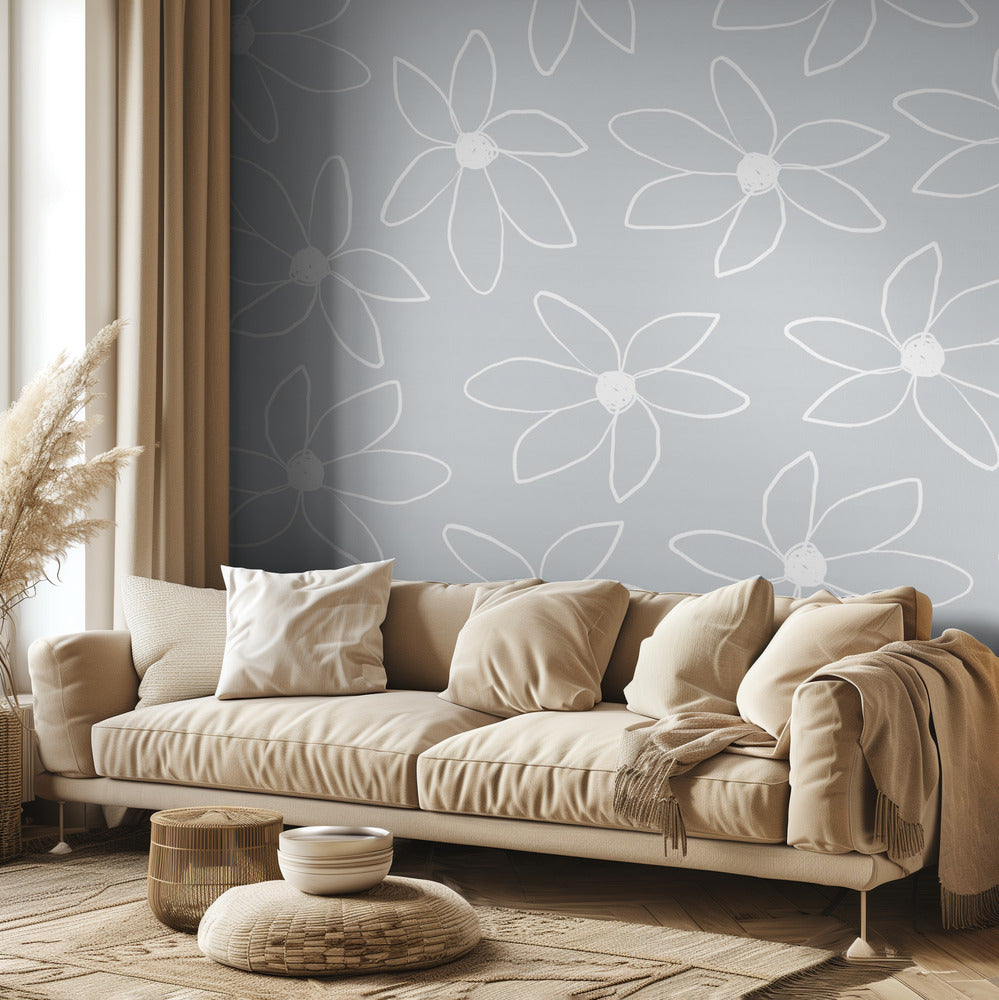 Airy Flowers No 1 | Wallpaper
