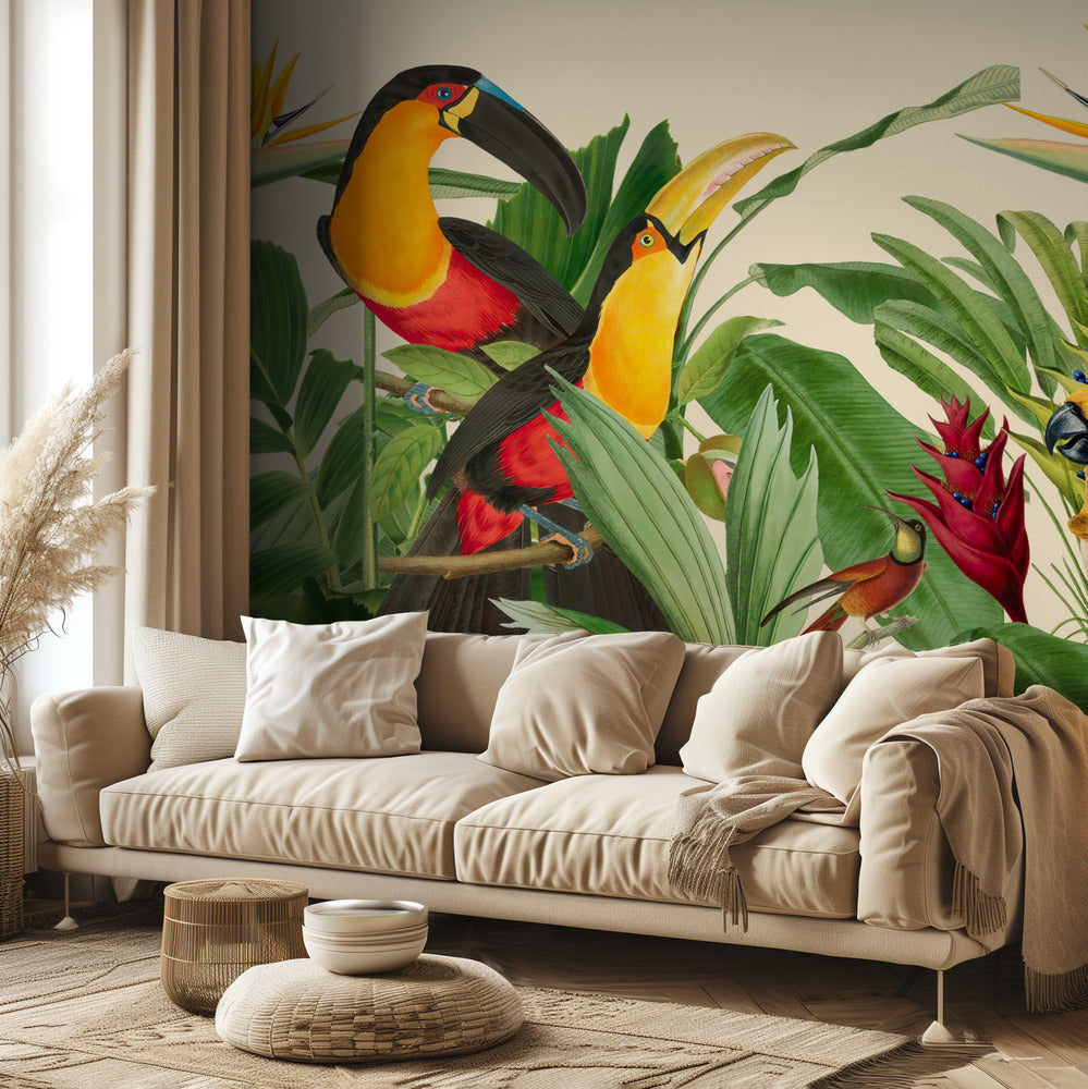 Rain Forest Bird Garden | Wallpaper