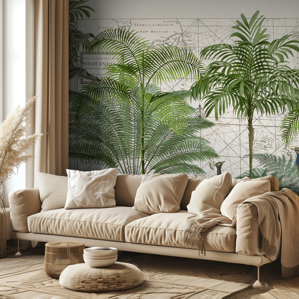Tropical Empire No6 | Wallpaper