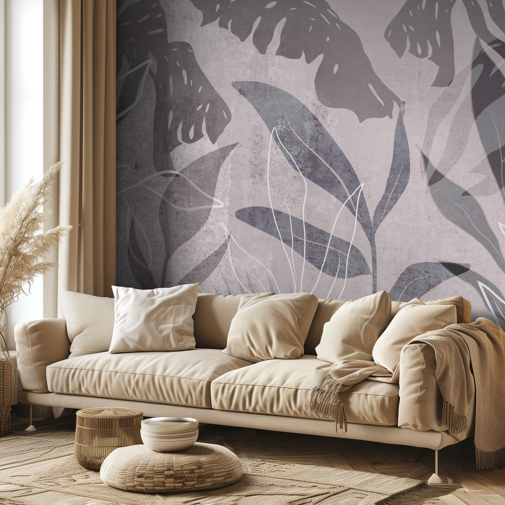 Modern Botanical No2 | Wallpaper