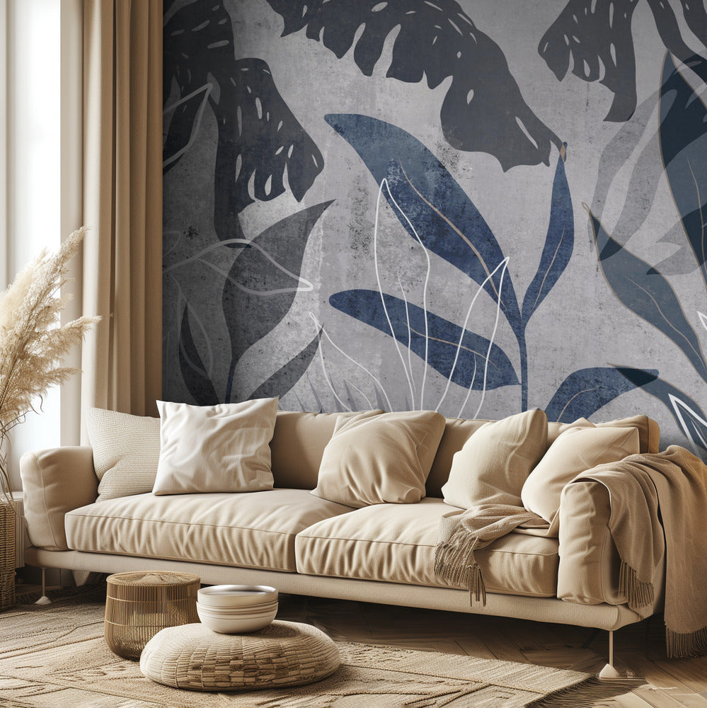 Modern Botanical No1 | Wallpaper