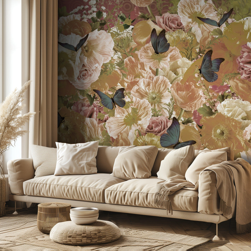 Summer Breeze Sepia | Wallpaper